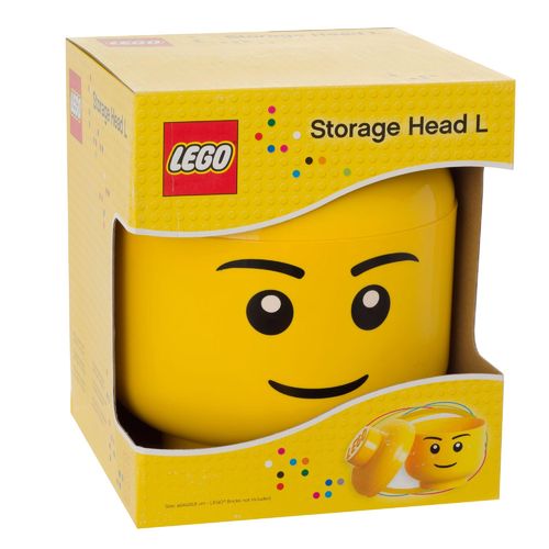 gesmolten hoofdonderwijzer schreeuw LEGO Storage Head Groot L Opbergbox Kunststof - Zaptoys.nl