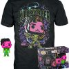 Funko Pop! Tees Marvel What If - Killmonger #989 Black Light T-Shirt Maat S