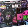 Funko Pop! Tees Marvel What If - Killmonger #989 Black Light T-Shirt Maat S - Afbeelding 2