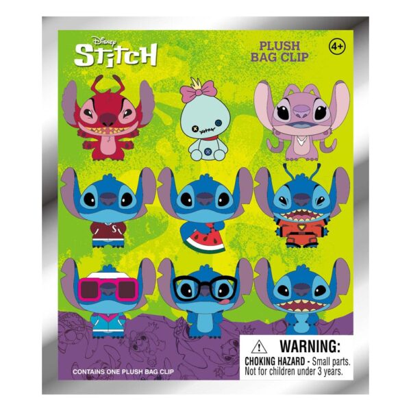 Monogram International Inc 85740 Disney Pluche Blind Bag Bagclip Stitch