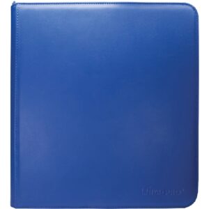 Ultra Pro Vivid 12-Pocket Zippered Binder Blauw