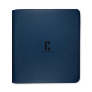 Cardstacks 12-Pocket Binder Zippered Blauw