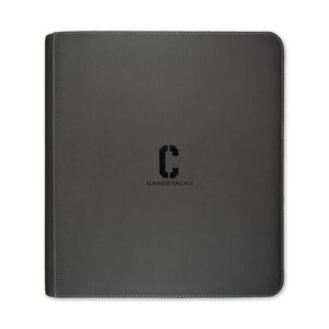 Cardstacks 12-Pocket Binder Zippered Grijs