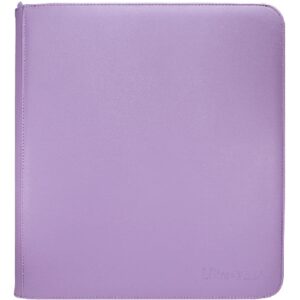Ultra Pro Vivid 12-Pocket Zippered Binder Paars