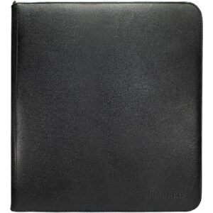 Ultra Pro Vivid 12-Pocket Zippered Binder Zwart