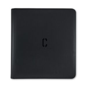 Cardstacks 12-Pocket Binder Zippered Zwart