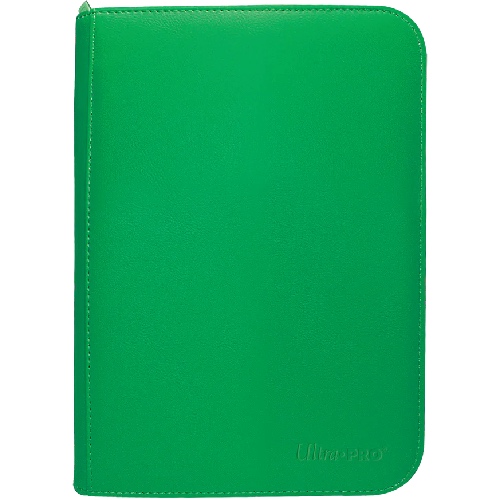 Ultra Pro Vivid 4-Pocket Zippered Binder Groen