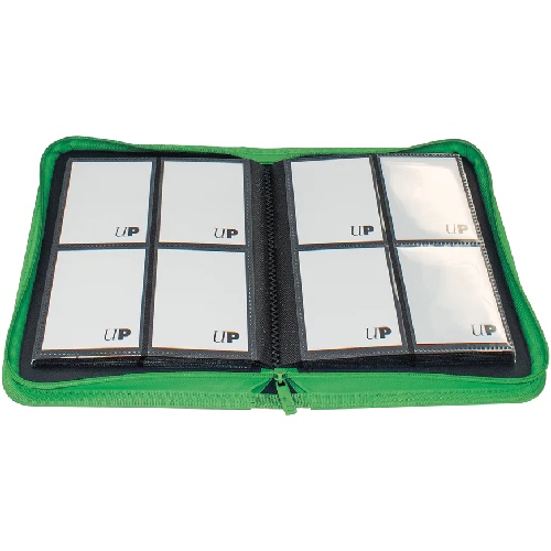 Ultra Pro Vivid 4-Pocket Zippered Binder Groen - Afbeelding 2