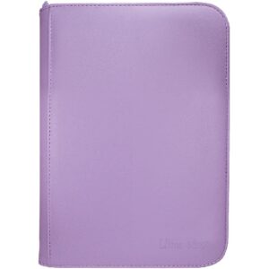 Ultra Pro Vivid 4-Pocket Zippered Binder Paars