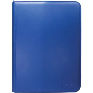 Ultra Pro Vivid 9-Pocket Zippered Binder Blauw