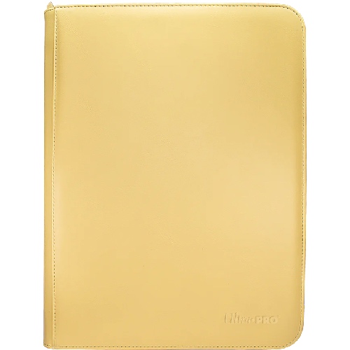 Ultra Pro Vivid 9-Pocket Zippered Binder Geel