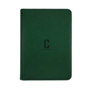 Cardstacks 9-Pocket Binder Zippered Groen