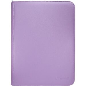 Ultra Pro Vivid 9-Pocket Zippered Binder Paars