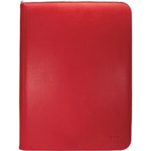 Ultra Pro Vivid 9-Pocket Zippered Binder Rood