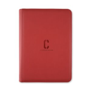 Cardstacks 9-Pocket Binder Zippered Rood