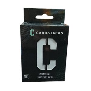 Cardstacks Matte Sleeves Wit
