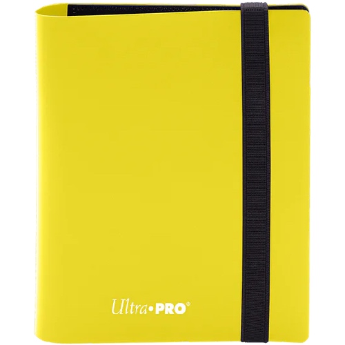 Ultra Pro 2-Pocket Binder Eclipse - Lemon Yellow