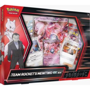 Pokémon TCG Team Rocket's Mextwo EX Box