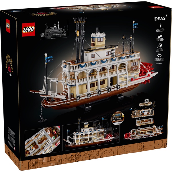 LEGO Ideas 21356 Stoomboot - Afbeelding 6