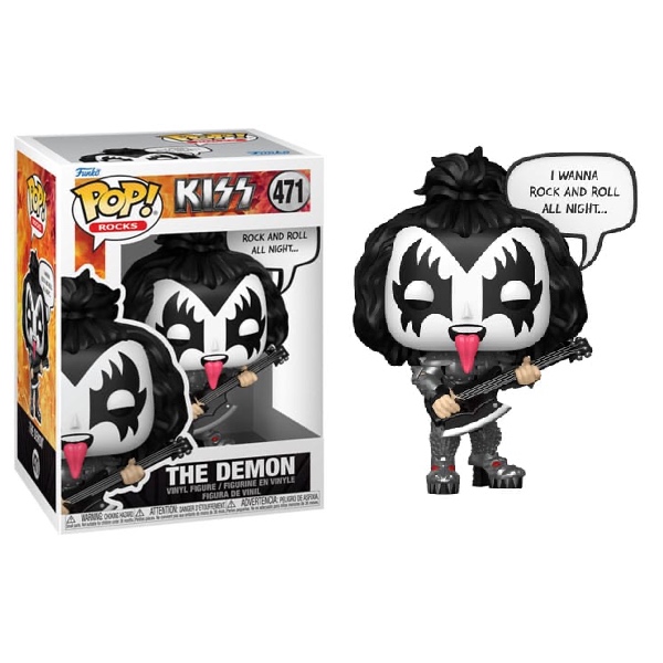 Funko Pop! Rocks Kiss - The Demon (R&R All Night) #471