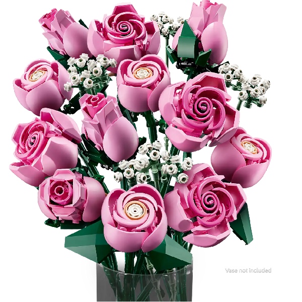 LEGO Botanicals 10374 Roze Rozenboeket - Afbeelding 3