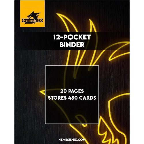 Nemesis EX Premium Binder 12-pocket Rood 480 Cards - Afbeelding 3