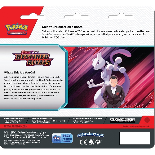 Pokémon TCG Scarlet & Violet - Destined Rivals - 3 Booster Blister Kangaskhan - Afbeelding 2