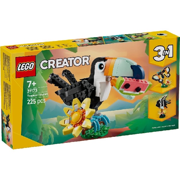 LEGO Creator 31173 3in1 Wilde Dieren: Tropische Toekan