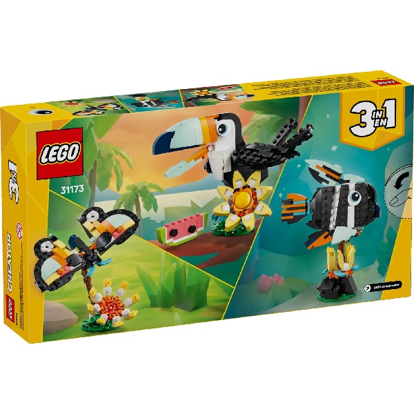 LEGO Creator 31173 3in1 Wilde Dieren: Tropische Toekan - Afbeelding 5