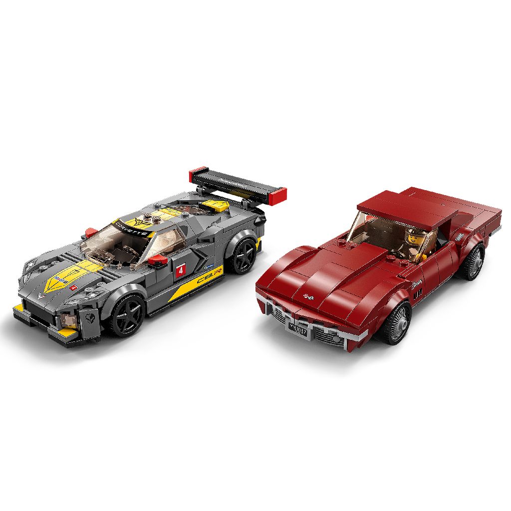 LEGO Speed Champions 76903 Chevrolet Corvette C8.R Racewagen En 1968 Chevrolet Corvette - Afbeelding 2