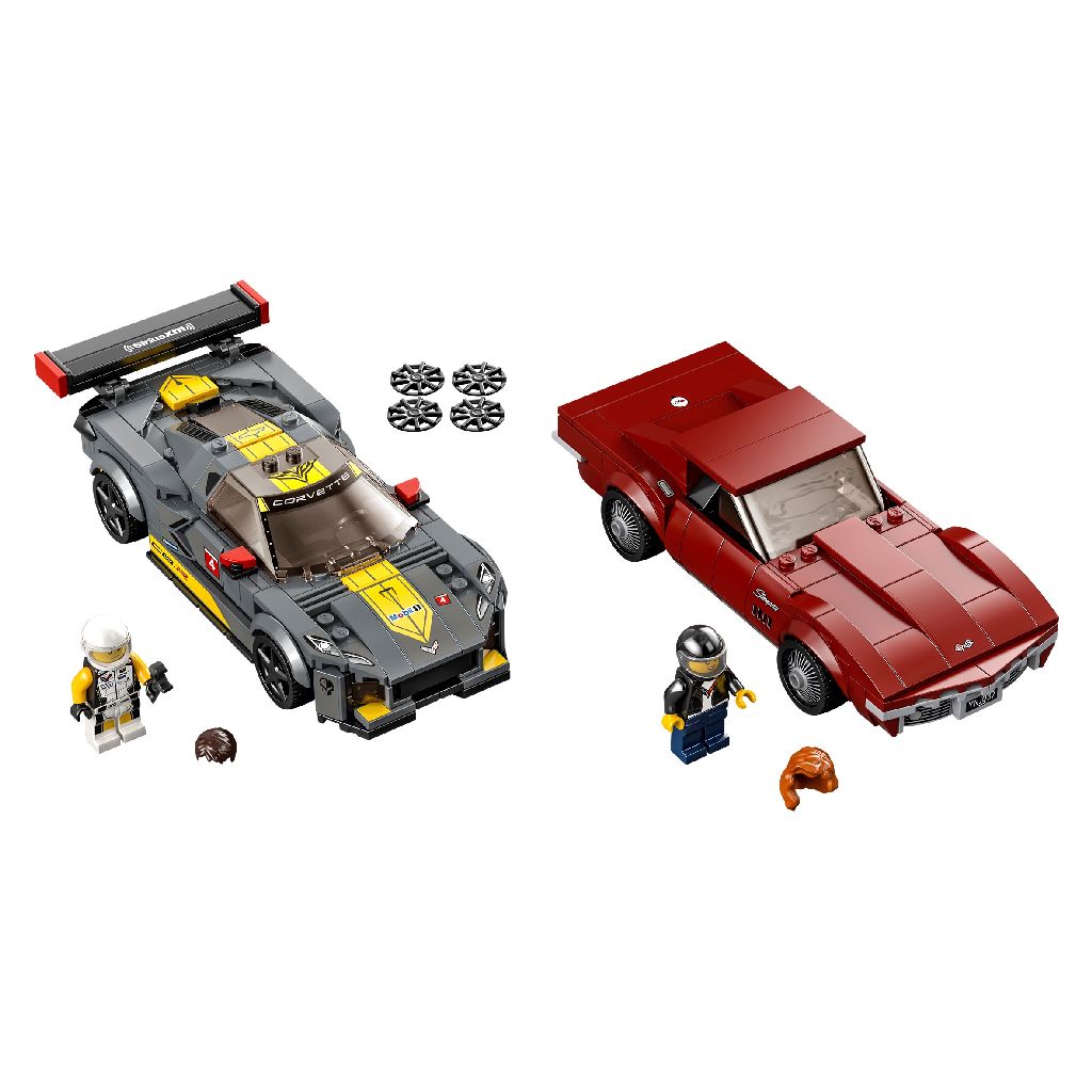 LEGO Speed Champions 76903 Chevrolet Corvette C8.R Racewagen En 1968 Chevrolet Corvette - Afbeelding 3