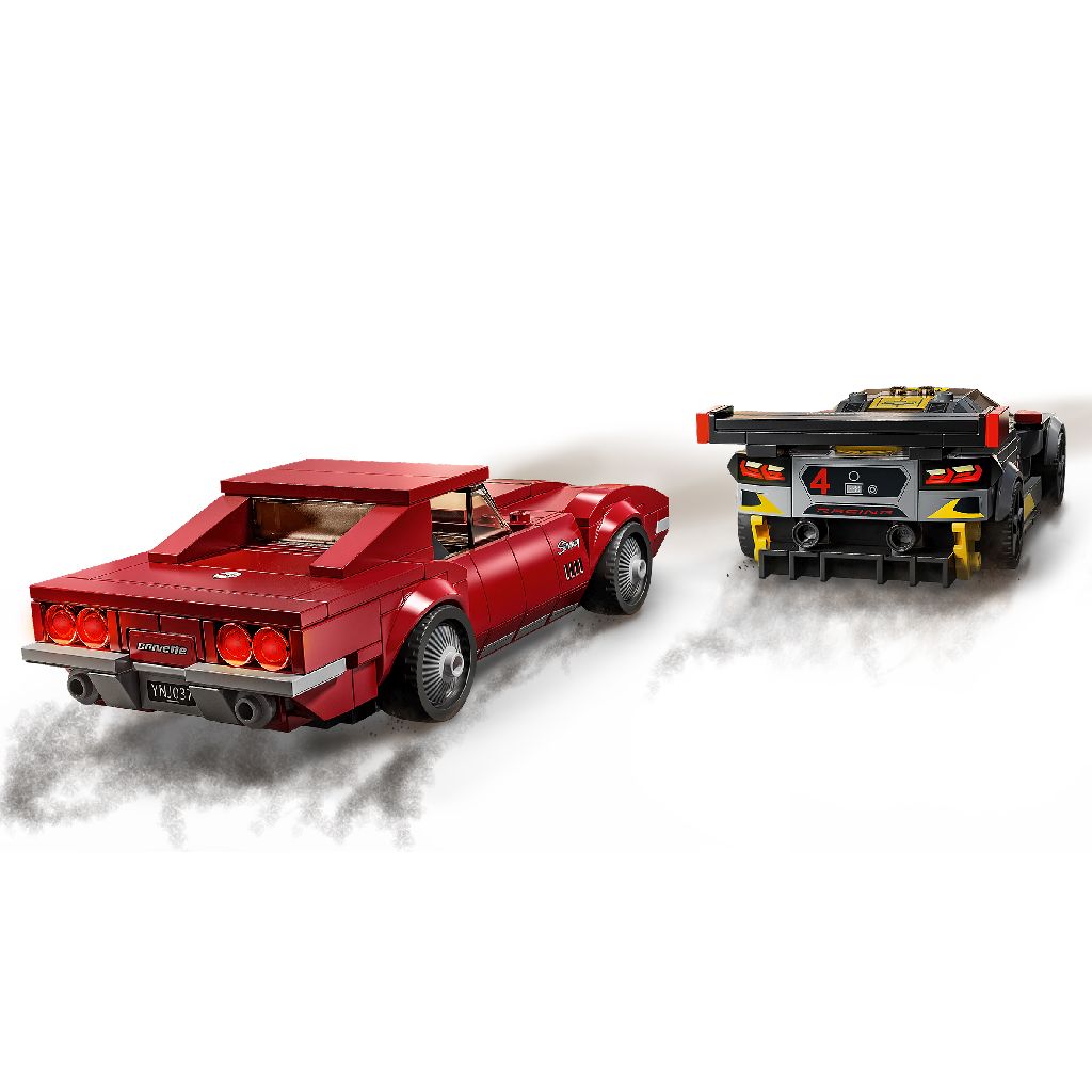 LEGO Speed Champions 76903 Chevrolet Corvette C8.R Racewagen En 1968 Chevrolet Corvette - Afbeelding 4