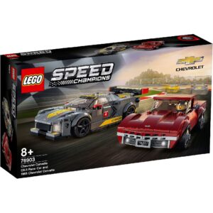 LEGO Speed Champions 76903 Chevrolet Corvette C8.R Racewagen En 1968 Chevrolet Corvette