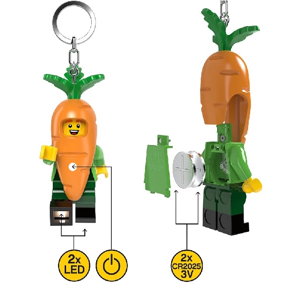 LEGO Sleutellampje Carrot Mascot - Afbeelding 4