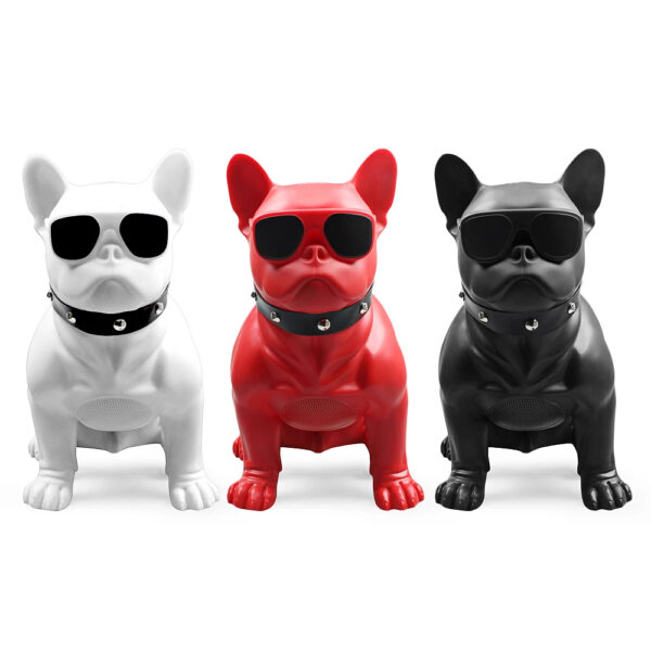 CH M10 Bulldog Bluetooth Speaker Medium WIT - Afbeelding 3