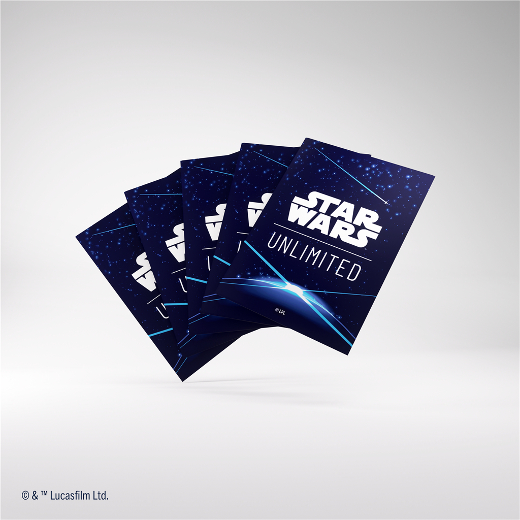 Gamegenic Star Wars Unlimited Art Sleeves Space Blue - Afbeelding 2