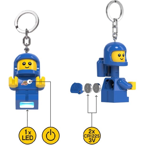 LEGO Sleutellampje Spacebaby Blauw - Afbeelding 4