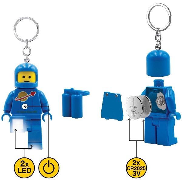 LEGO Sleutellampje Spaceman Blauw - Afbeelding 4