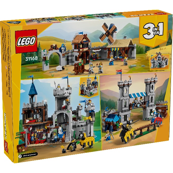 LEGO Creator 31168 3in1 Middeleeuws Kasteel Met Ridders Te Paard - Afbeelding 10