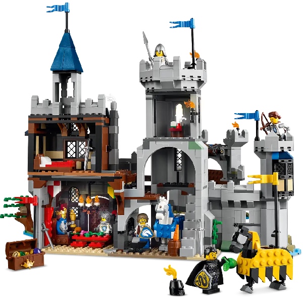 LEGO Creator 31168 3in1 Middeleeuws Kasteel Met Ridders Te Paard - Afbeelding 7