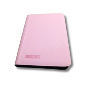 Memi TCG Premium 9-Pocket Side Loading Zippered Binder Roze