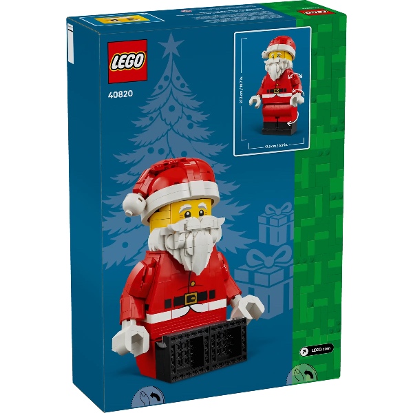 LEGO Seasonals 40820 Grote Minifiguur Van De Kerstman - Afbeelding 4