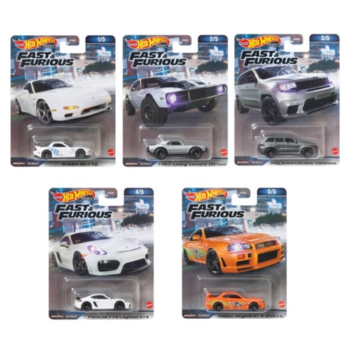 Hot Wheels Premium HNW46 Fast & Furious 5/5 Nissan Skyline GT-R (BNR34) - Afbeelding 2