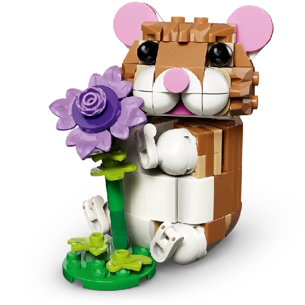 LEGO Creator 31376 3in1 Schattige Hamster Met Bloem - Afbeelding 3