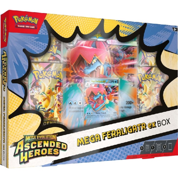 Pokémon TCG Mega Evolution - Ascended Heroes EX Box - Mega Feraligatr