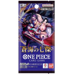 One Piece TCG Japans OP-14 The Azure Sea's Seven Booster Pack