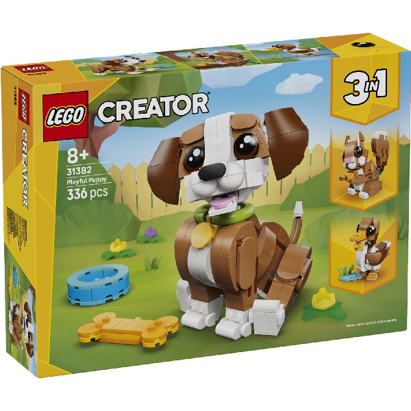 LEGO Creator 31382 3in1 Schattige Dieren: Speelse Puppy