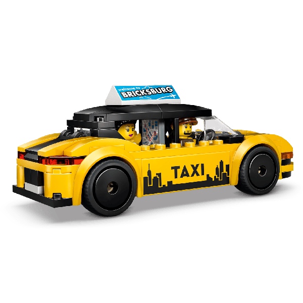LEGO City 60487 Gele Taxi - Afbeelding 4