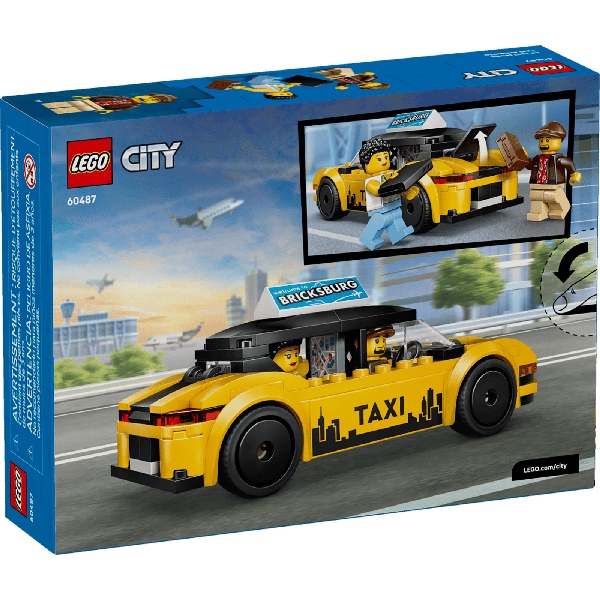 LEGO City 60487 Gele Taxi - Afbeelding 5