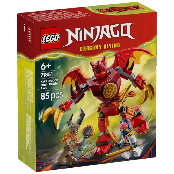 LEGO Ninjago 71851 Dragons Rising - Kai's Drakenmecha Strijdpakket